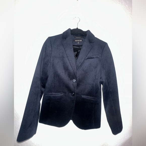 Jones New York Midnight Blue Women's Blazer stretch - Picture 1 of 7